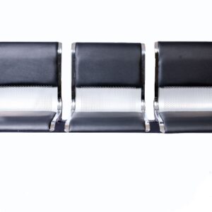 Durable 3-Linked Visitors Bench